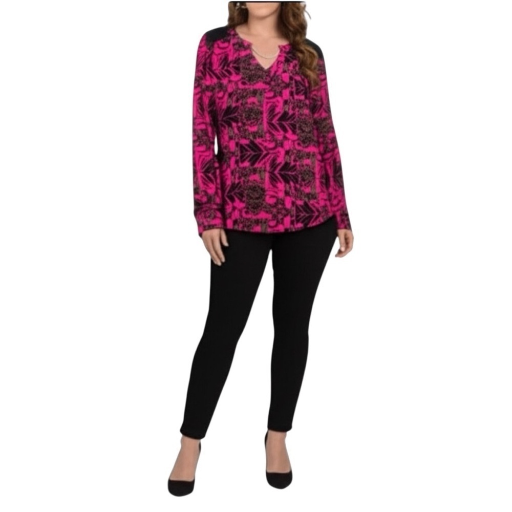 Plenty by Tracy Reese Multicolored Top Size S